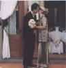 First kiss as husband and wife