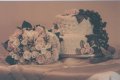 Bouquet with the cake